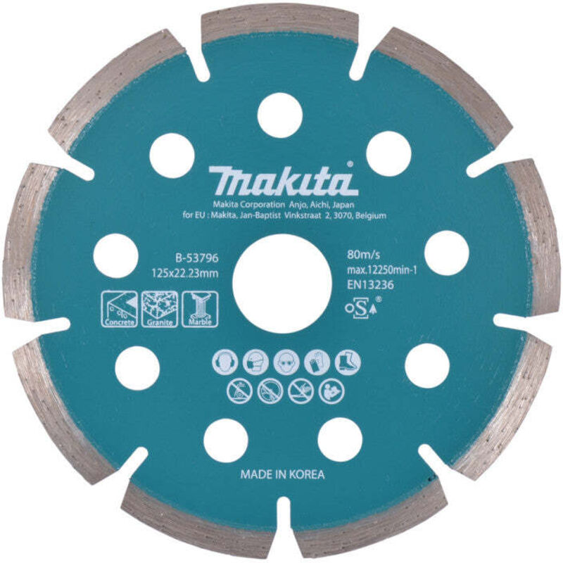 Makita Disque diamant fin pour meuleuse à batterie B 53796 - vue 3