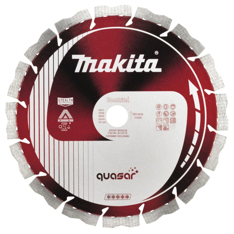 Disque à tronçonner diamanté Makita Quasar 300 mm