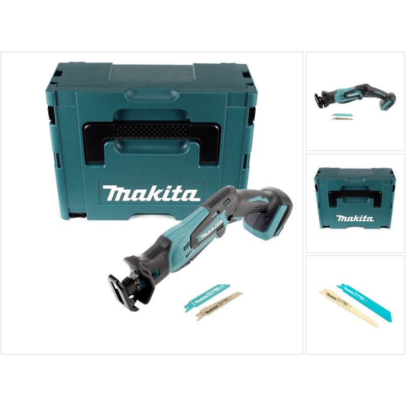 Makita DJR 183 ZJ 18V Li-ion Scie récipro sans fil + Coffret Makpac - sans Batterie ni Chargeur