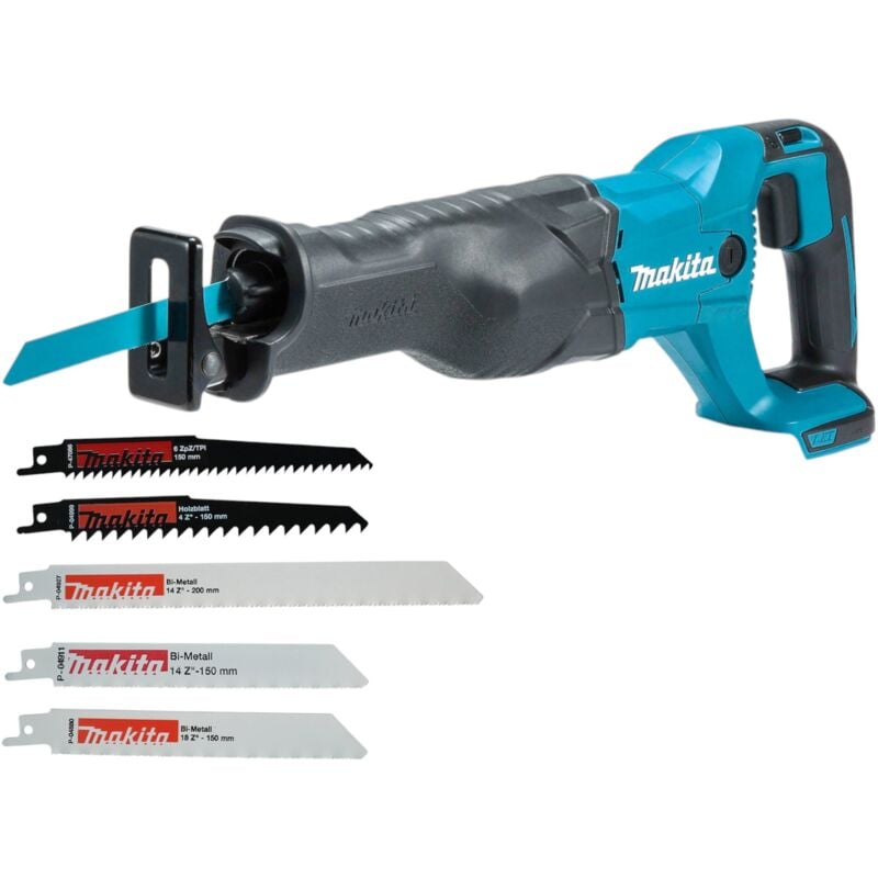 Djr 186 z Akku Reciprosge Sbelsge 18 v + Reciprosgeblatt Set ( P-83967 ) - sans batterie, sans chargeur - Makita