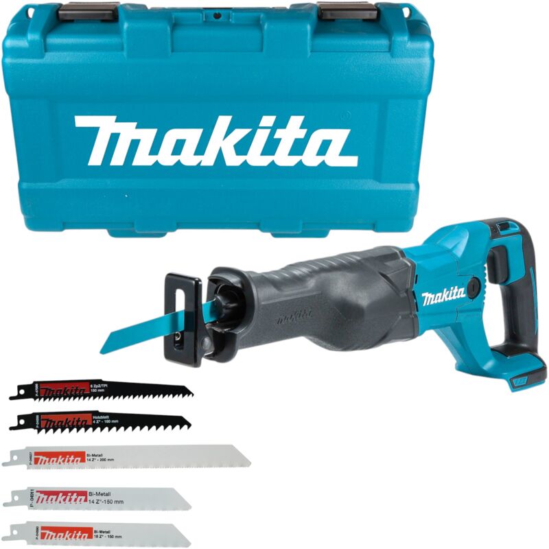 Djr 186 zk Batterie Reciprosge Sbelsge 18 v + Set de lames Reciprosge ( P-83967 ) + coffret - sans batterie, sans chargeur - Makita