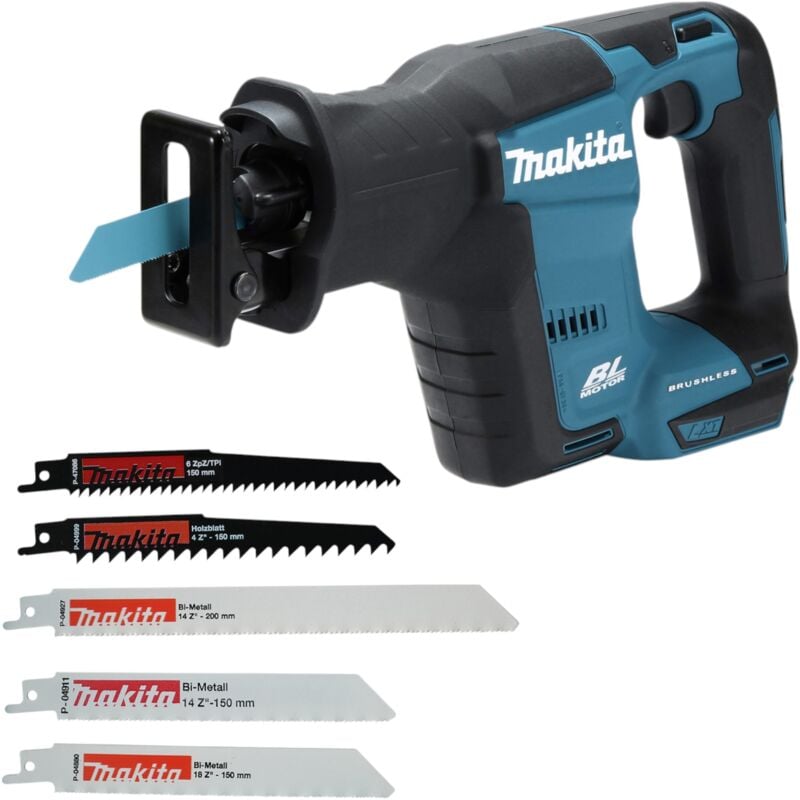Makita DJR 188 Z Akku Reciprosge Sbelsge 18 V Brushless + Reciprosgeblatt Set ( P-83967 ) - sans batterie, sans chargeur
