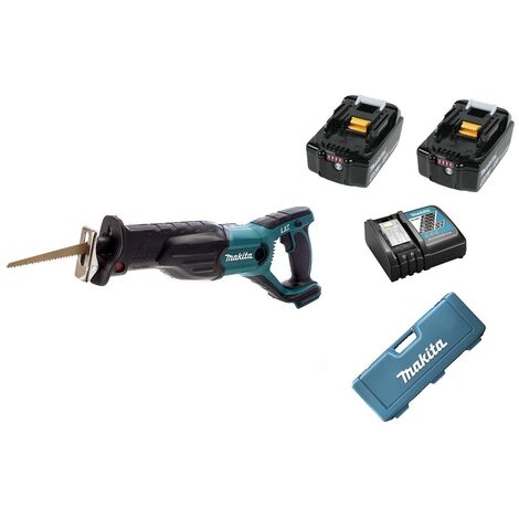 Makita Djr181rme Set Scie Sabre A Batteries 18v Li Ion 2x 4 0ah Dans Coffret