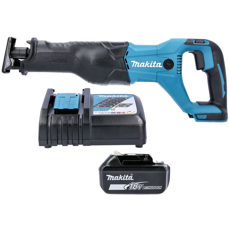 DJR186 18V Cordless Reciprocating Saw With 1 x 3.0Ah Battery & Charger - Makita