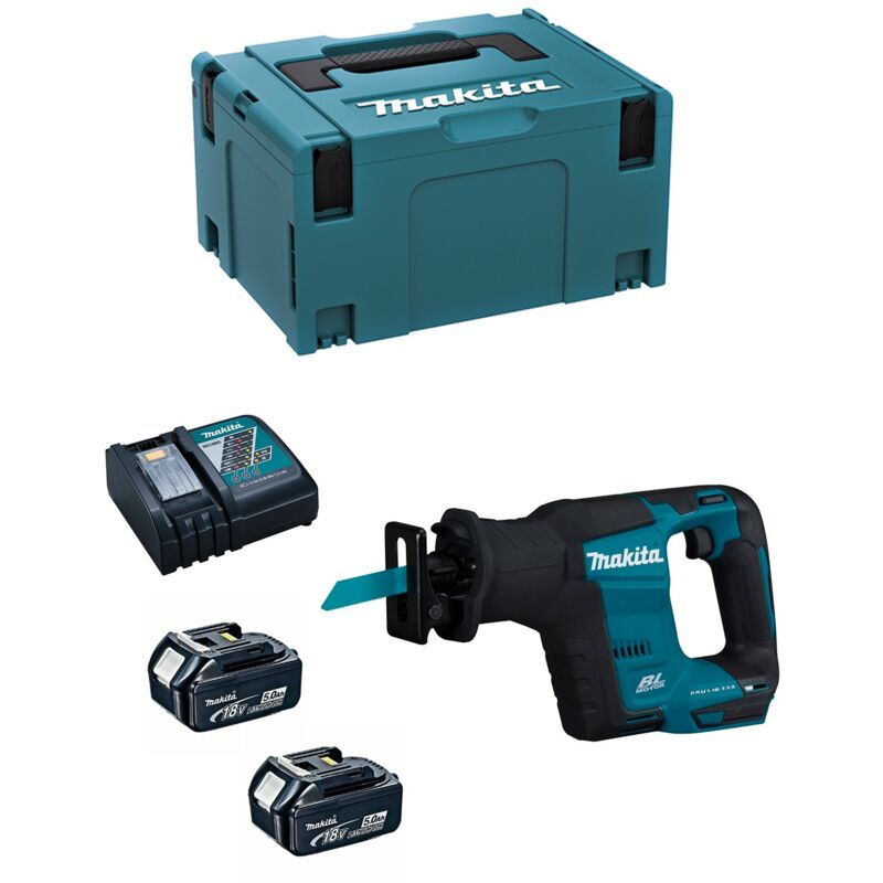 Makita - Reciprocating Saw DJR188RTJ (2 x 5,0 Ah + DC18RC + makpac 3)