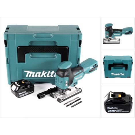 Makita DJV 181 T1J 18 V Li-ion Scie sauteuse sans fil + 1x Batterie BL 1860 B 6,0 Ah - sans Chargeur