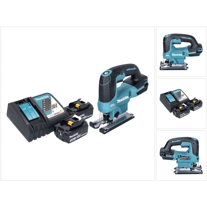 Makita DJV 184 RF Scie sauteuse sans fil 18V Brushless + 2x Batteries 3,0Ah + Chargeur