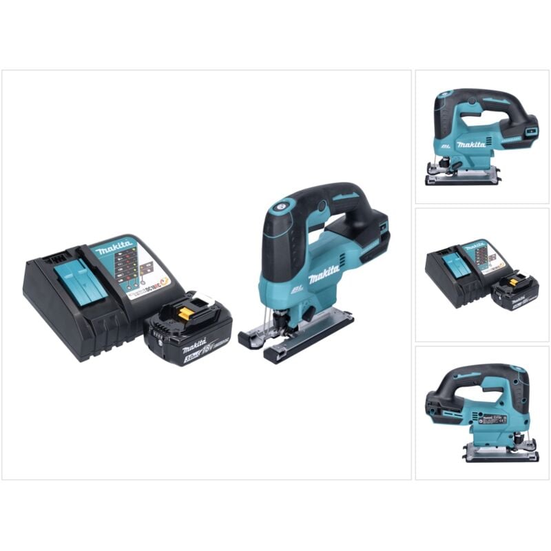 Djv 184 RF1 Scie sauteuse sans fil 18V Brushless + 1x Batterie 3,0Ah + Chargeur - Makita