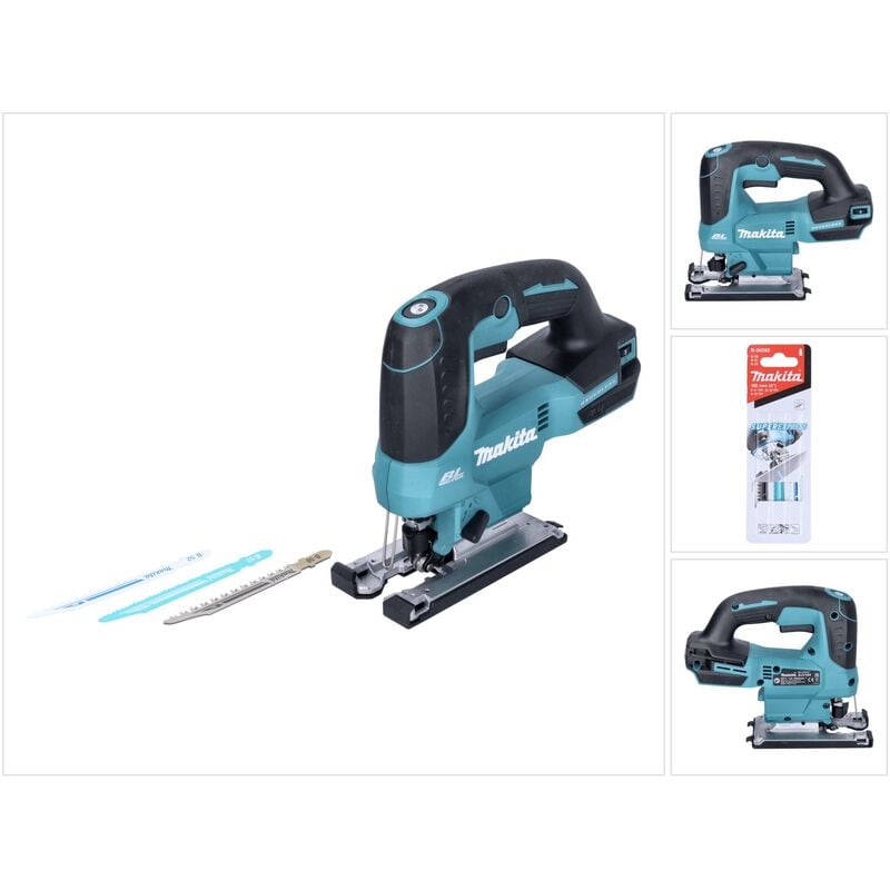 Image of Makita - djv 184 z Akku Pendelhub Stichsäge 18 v Brushless + 3 tlg. Stichsägeblatt Set - ohne Akku, ohne Ladegerät