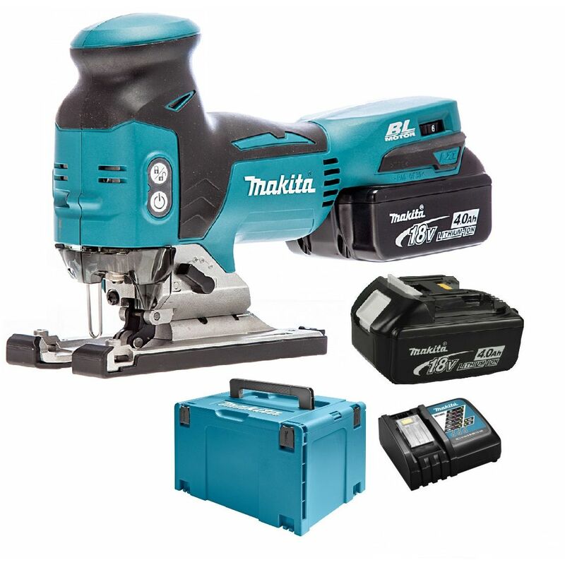 

Makita DJV181RMJ 18V Litio-Ion Batería Juego de Sierra de calar (2x baterías 4.0Ah) en Mbox - Asa -T - variable - sin escobillas