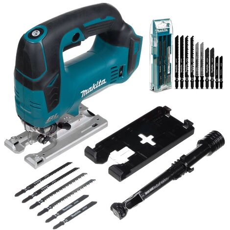Makita DJV182Z 18v LXT Brushless DC Motor Top Handle Jigsaw Bare 16 Mixed Blades