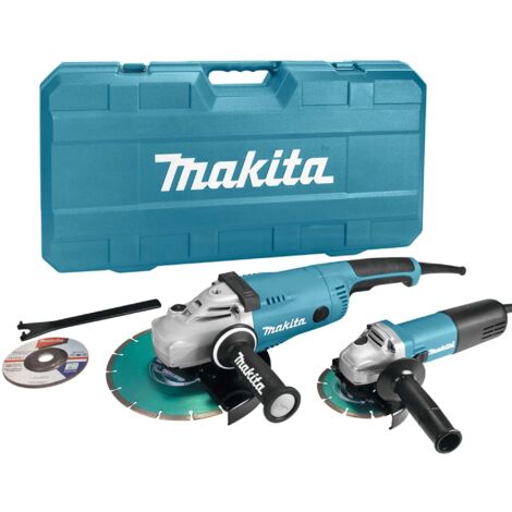 Makita DK0053GX1 Set Smerigliatrici angolari 9558HNRG/GA9020