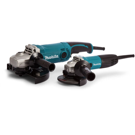 Makita DK0056Z1 230mm and 115mm Angle Grinder Twin Pack - Select Voltage - 240v