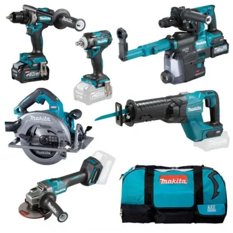 Makita - DK0154G602 Set d'outils xgt 40 v Brushless avec deux batteries