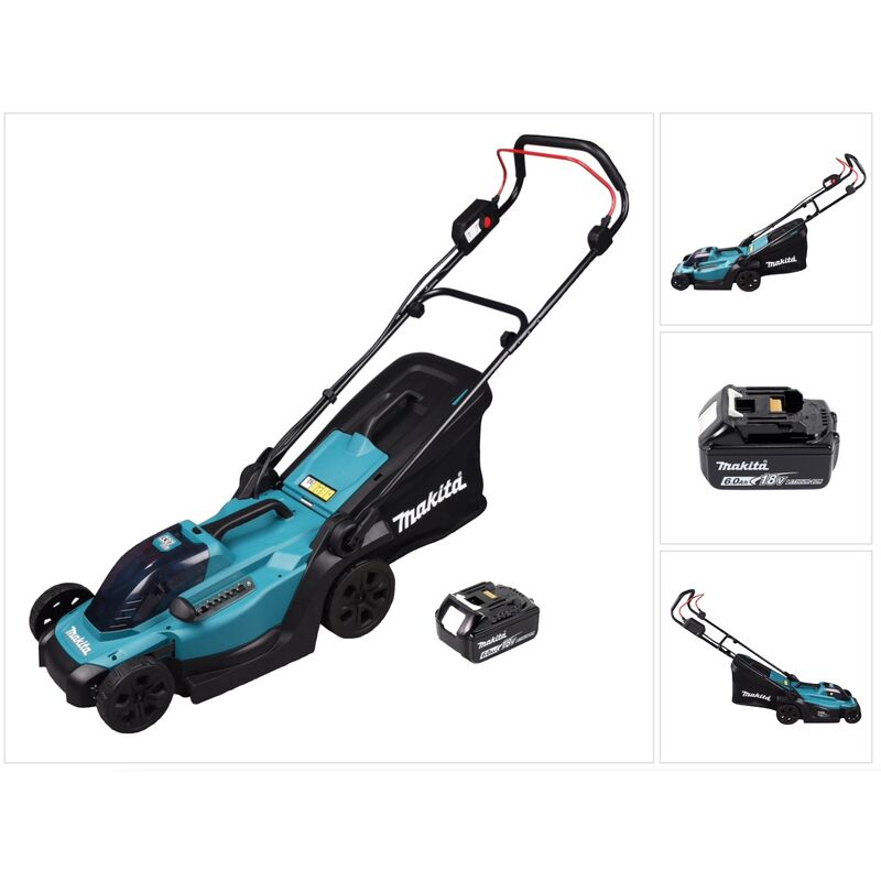 Dlm 330 G1 Tondeuse à gazon sans fil 18 v 33 cm 30 l + 1x batterie 6,0 Ah - sans chargeur - Makita