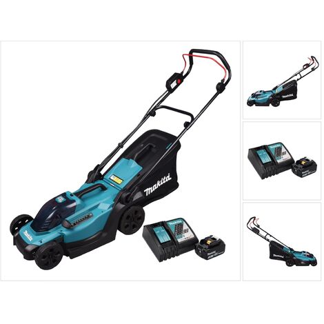 Makita DLM 330 RT cortacésped sin cable 18 V 33 cm 30 l + 1x batería 5.0 Ah + cargador
