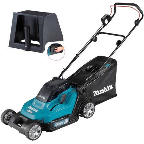 Makita DLM432Z Twin 18v / 36v LXT Cordless 43cm Lawn Mower + Mulching Plug Bare