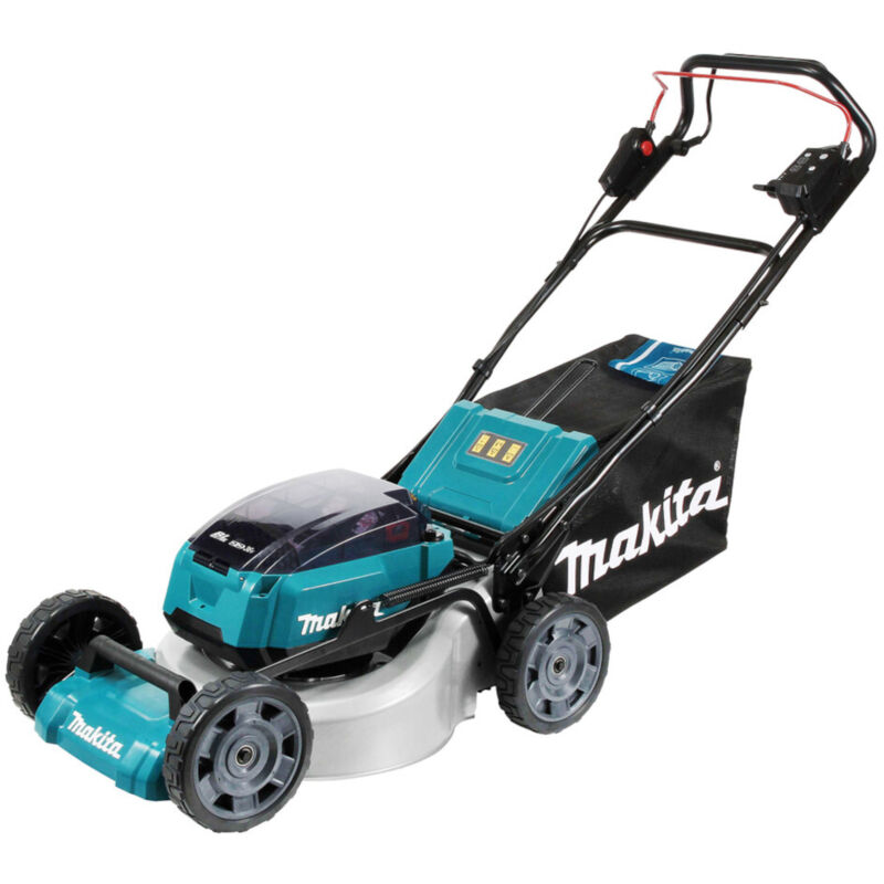Rasaerba Semovente 36v 2 X 18 V Li ion 5 Ah Makita 4 Batterie Dlm46...