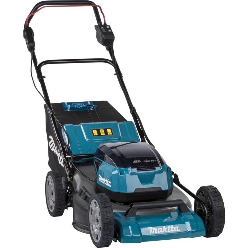 DLM530Z Twin 18v / 36v lxt 53cm Cordless Brushless Lawn Mower 530mm Bare - Makita