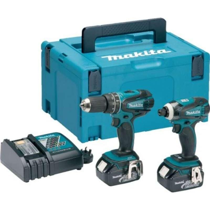 Makita - DLX2012MJ 18v lxt Combi Drill & Impact Driver Kit