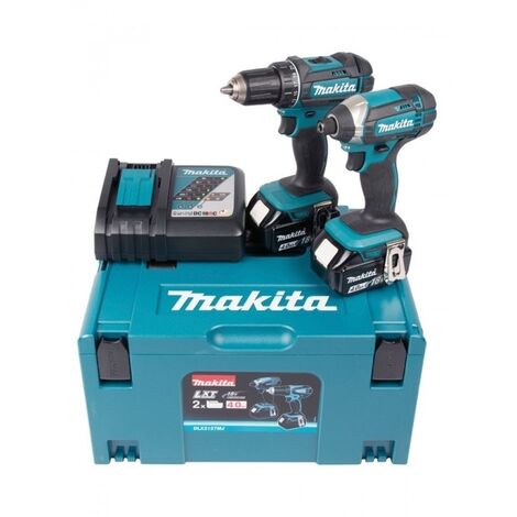 Makita DLX2127MJ Perceuse visseuse (DDF482) & Visseuse à chocs (DTD152) 18V Li-Ion (2x batterie 4.0Ah) dans MAKPAC