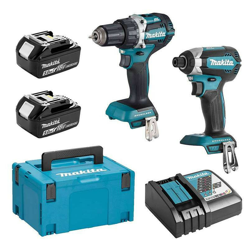 Pack 2 Outils Makita Dlx2189tj (dtd153 + Ddf484) 18 V Li-ion (2 X 5,0 Ah)