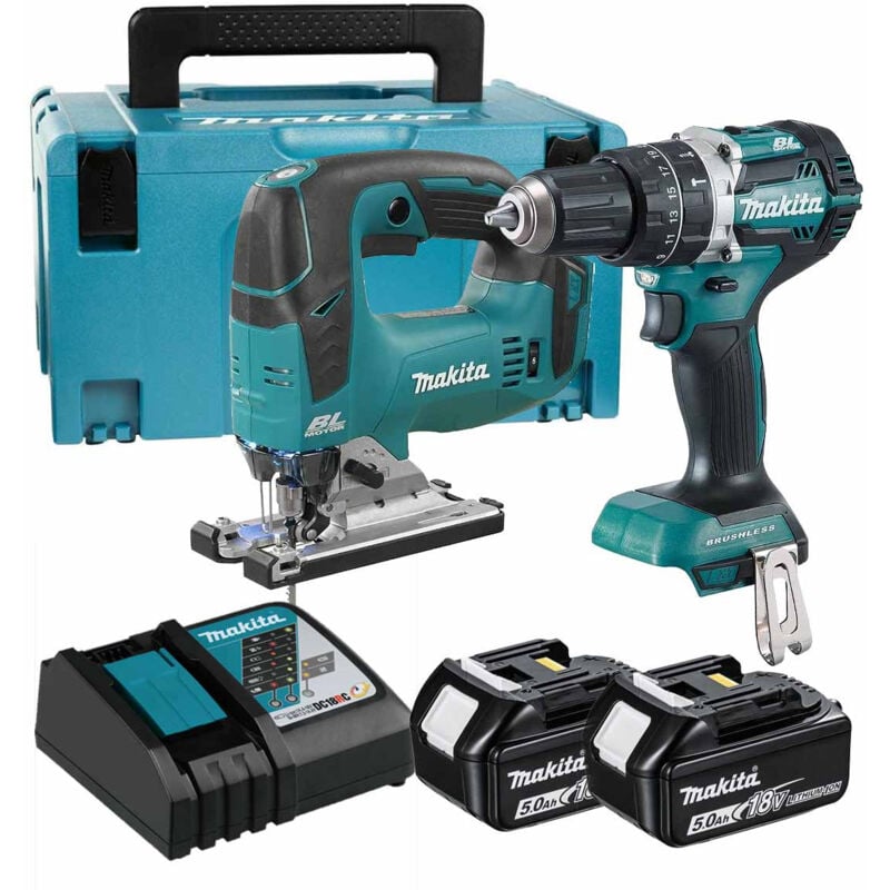 Makita 18v Dlx2455tj Lithium Brushless Kit Dhp486 Makita 18v