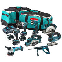 Makita DLX6012PM8 18V 8 Piece Kit with 5 x 3.0Ah Batteries