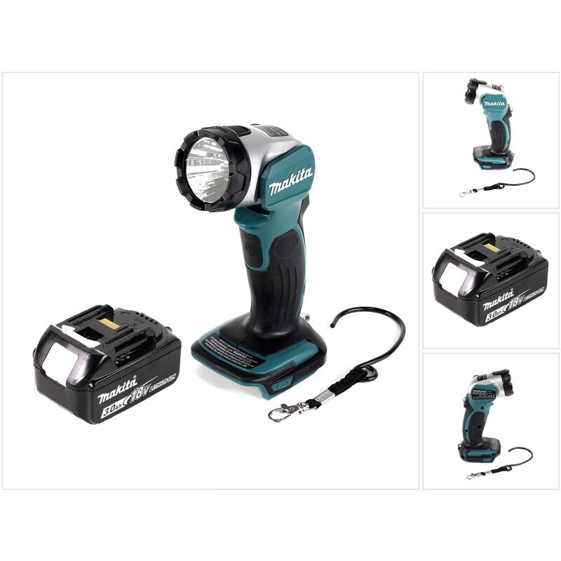 Makita - dml 802 F1 Lampe de chantier sans fil 18 v Li-Ion + 1x Batterie 3,0 Ah - sans chargeur