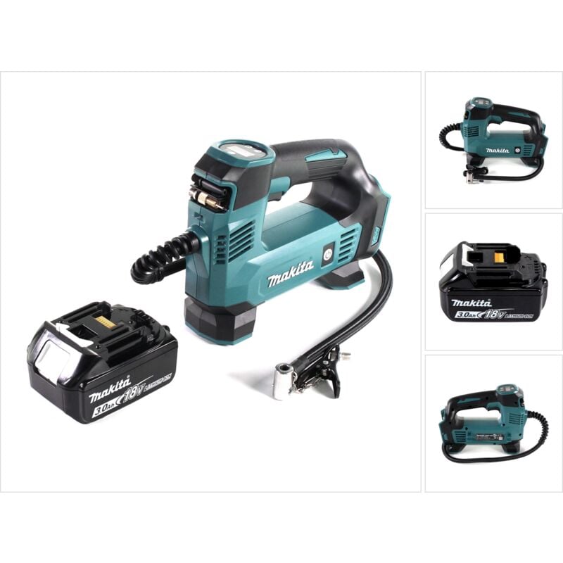 Dmp 180 F1 Compresseur sans fil 18 v 8,3 bar + 1x Batterie 3,0 Ah - sans chargeur - Makita
