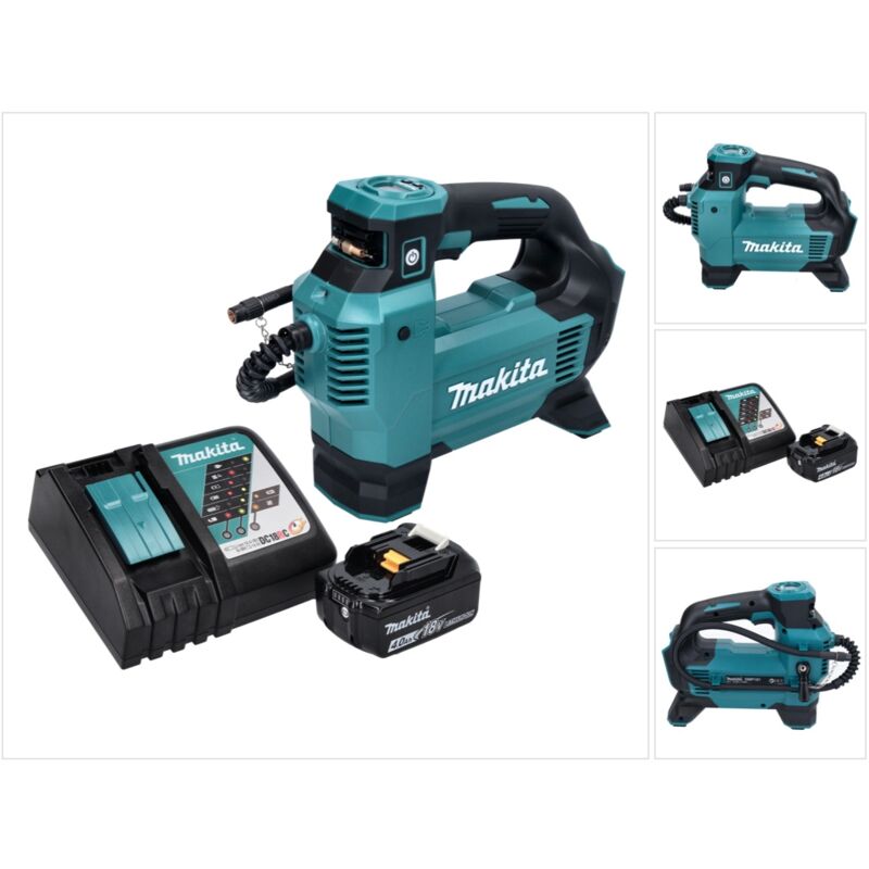 Makita - dmp 181 RM1 Compresseur sans fil 18 v 11,1 bar + 1x batterie 4,0 Ah + chargeur