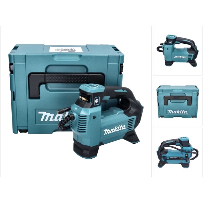 DMP181ZJ Gonfleur sans fil 11,1bar 18V + Coffret Makpac - sans batterie, sans chargeur - Makita