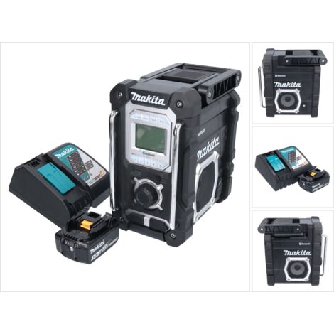 Makita DMR 108 RF1 Akku Radio 10,8 V - 18 V Bluetooth IP64 + 1x Akku 3,0 Ah + Ladegerät