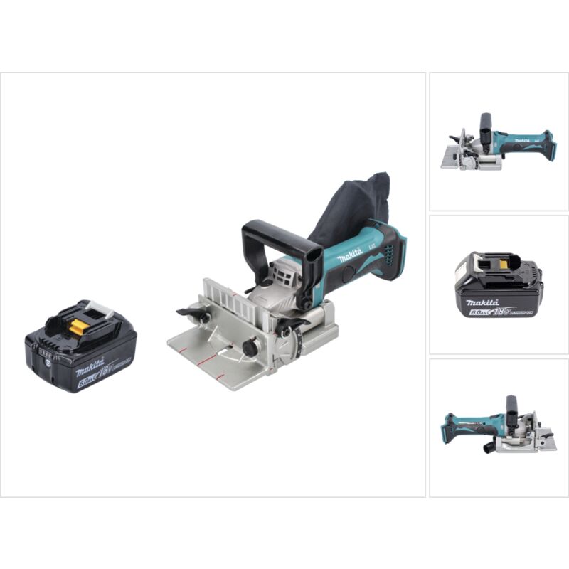 Makita - dpj 180 G1 Plastificatrice a batteria 18 v - 100 mm + 1x batteria 6,0 Ah - senza caricabatterie