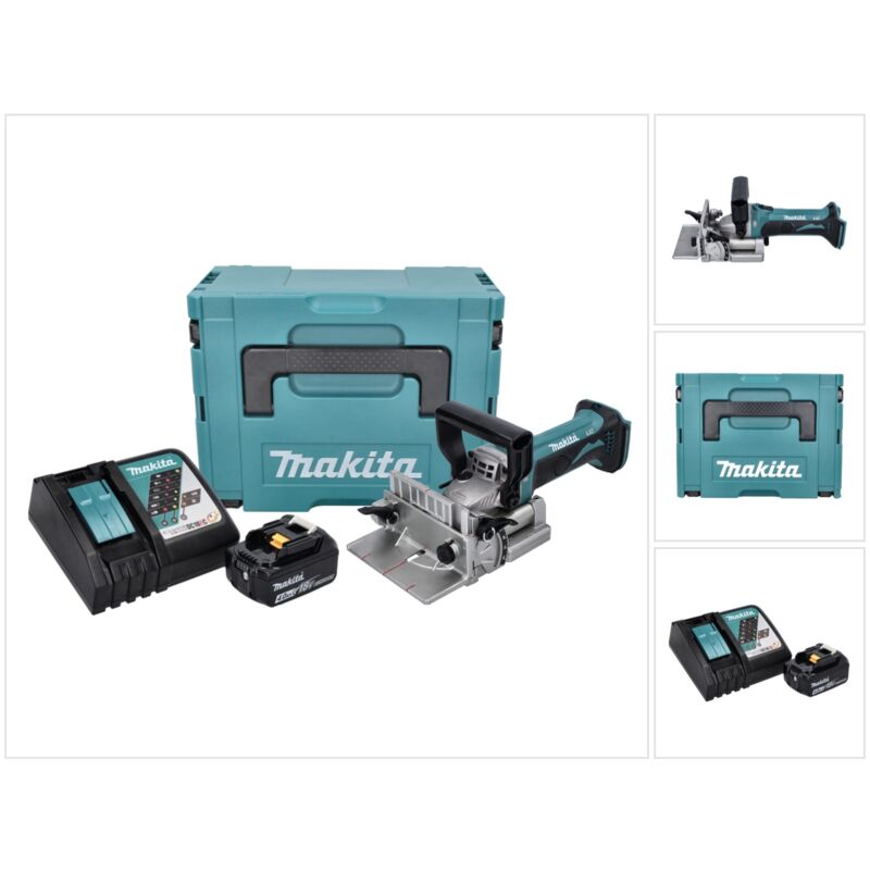 Makita - dpj 180 RM1J 18 v 100 mm a batteria + 1x batteria ricaricabile 4,0 Ah + caricabatterie + Makpac