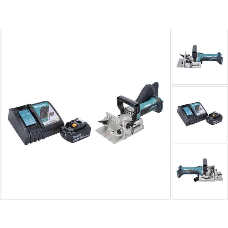 Makita - dpj 180 RT1 Scanalatrice a batteria 18 v 100 mm + 1x Batteria 5,0 Ah + Caricabatterie