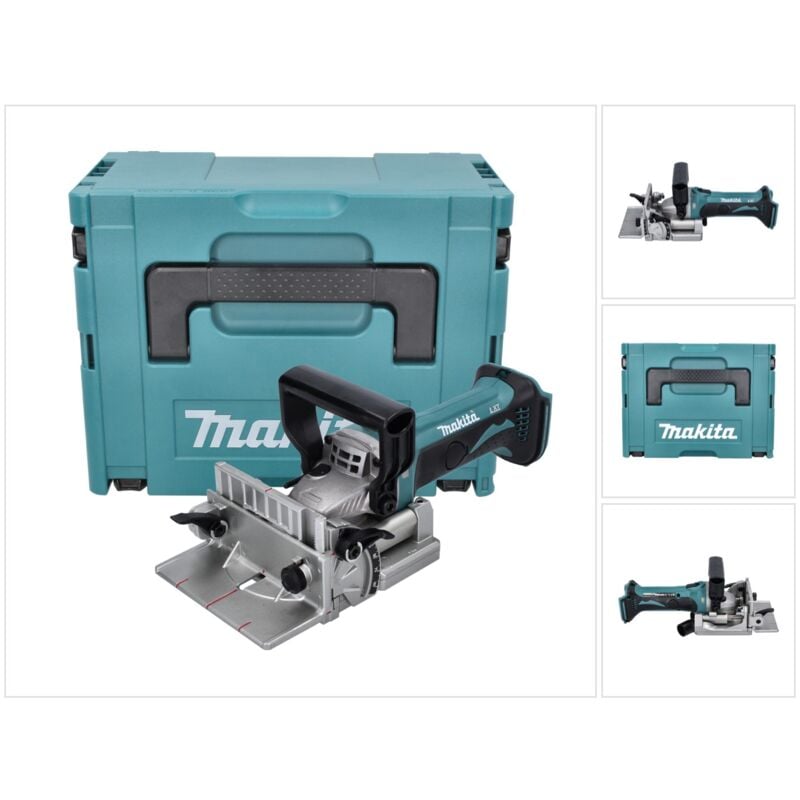 Dpj 180 zj Machine à rainurer sans fil 18 v 100 mm + Makpac - sans batterie, sans chargeur - Makita