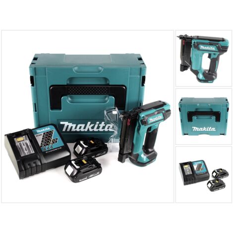Makita DPT 353 RYJ 18 V Li-Ion Akku Pintacker im Makpac + 2 x 1,5 Ah Akku + Ladegerät