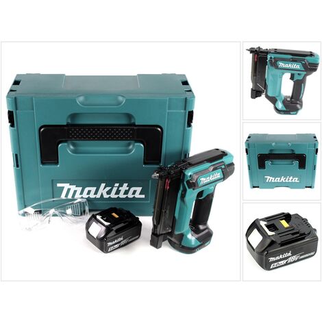 Makita DPT 353 T1J 18 V Li-Ion Cloueur sans fil en coffret Makpac + 1x Batterie 5,0 Ah - sans Chargeur