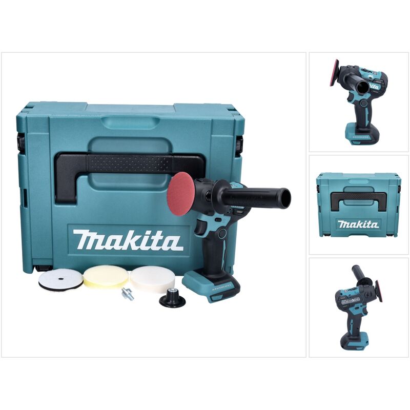 DPV300ZJ Levigatrice a batteria 50/80 mm 18V Brushless + 1x Batteria 5,0 Ah + Caricabatterie + Makpac - Makita