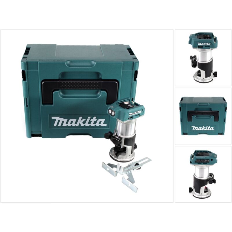 Makita - drt 50 zj Fraiseuse multifonction sans fil brushless 18V + Coffret Makpac 3 - sans batterie ni chargeur