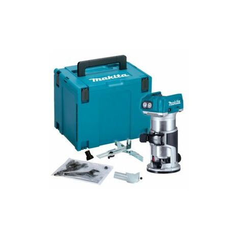 main image of "Makita DRT50ZJ 18v LXT Brushless Cordless Router Body Only in Makpac Case"