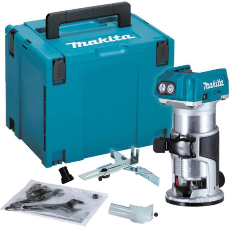 Makita DRT50ZJ 18V LXT Cordless Brushless Laminate Router Trimmer Makpac DRT50Z