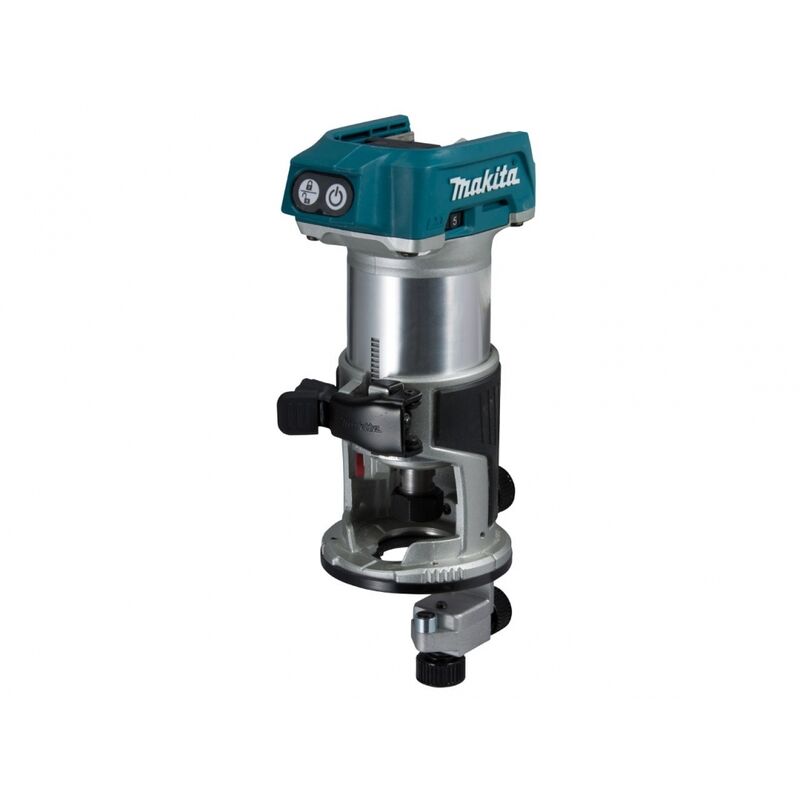 Image of DRT50ZX4 Cordless 18V lxt 1/4 Brushless Router Body Only with Trimmer Guide - Makita