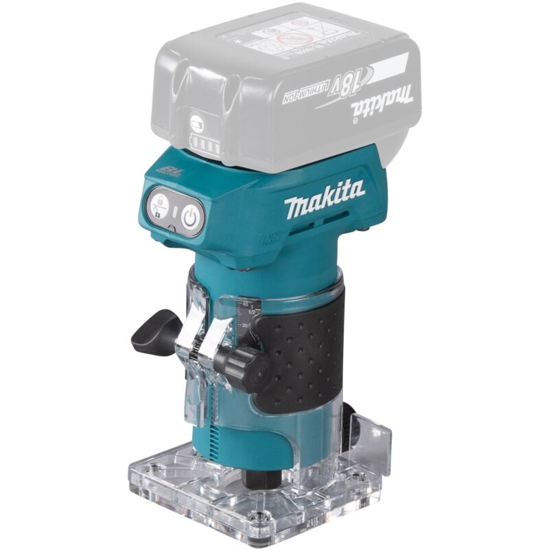 Makita - DRT52Z 18V Li-ion lxt Brushless router/trimmer, batterie e caricabatterie non inclusi