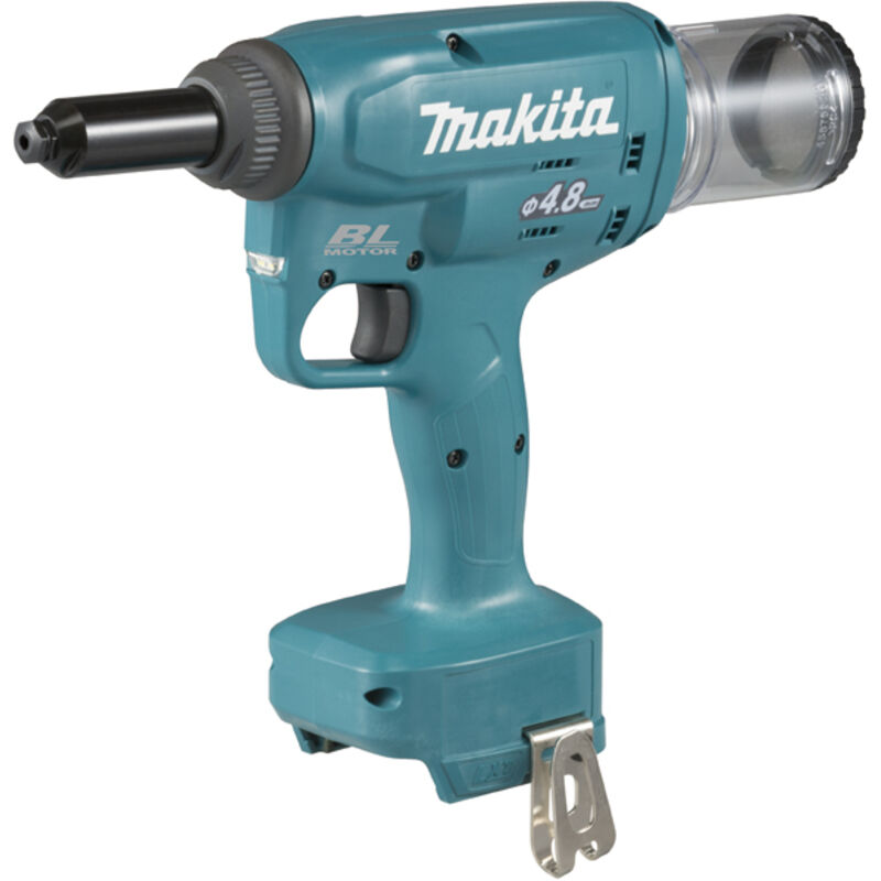 Makita Riveteuse électroportative 18 V Li Ion ø 4 8 mm Produit seul DRV150ZJ - vue 2