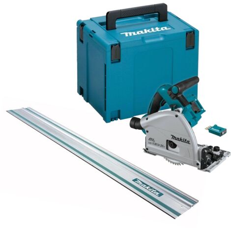 Makita DSP601ZJU 36v/18v Brushless Plunge Saw Wireless + SP6000 1.5M Guide Rail
