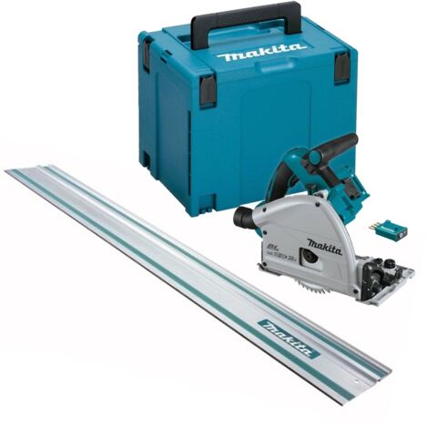 Makita DSP601ZJU 36v Twin 18v Brushless Plunge Saw AWS Wireless 1x 1m Guide Rail