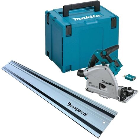 Makita DSP601ZJU 36v Twin 18v Brushless Plunge Saw Wireless 1x1.5m Guide Rail