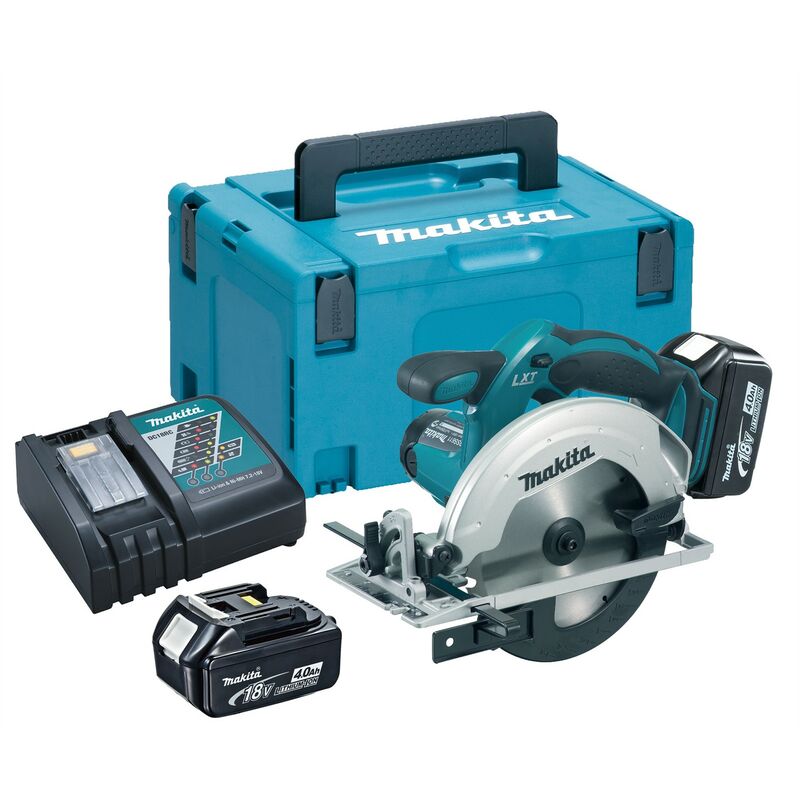 Makita - DSS611RMJ 18V LXT Lithium Ion 165mm Circular Saw - 2 x 4.0ah Batteries